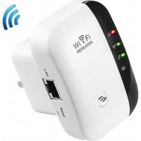 WiFi Range Extender 300Mbps Wireless Repeater 2.4G Internet Signal Booster